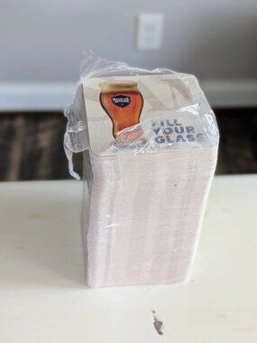 Lot of 100+ New 2017 Samuel Adams Beer Coasters Bar Man Cave Craft Beer Reusable